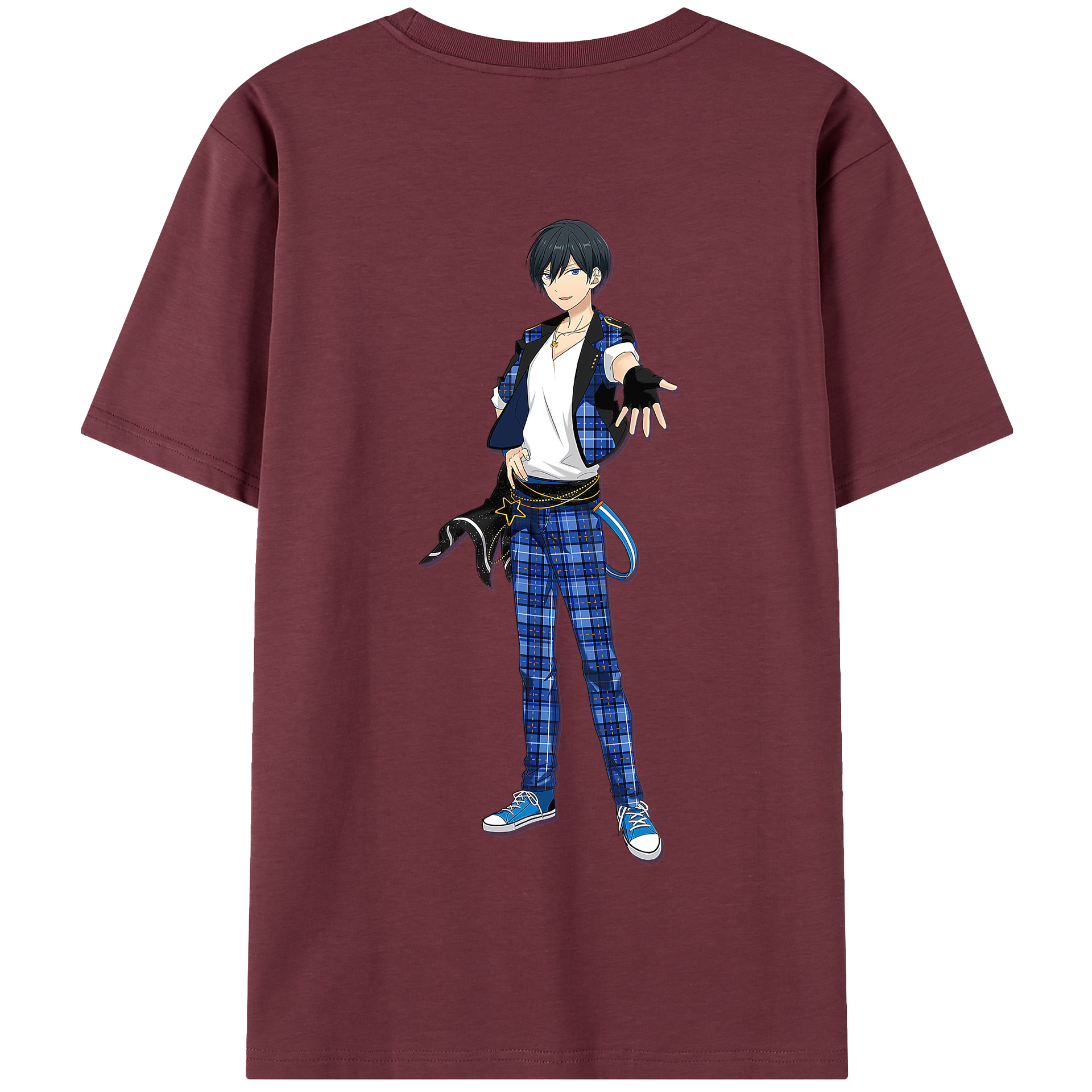 （画像用） あんさんぶるスターズ! Ensemble Stars 綿100％半袖Tシャツ（背面プリント）